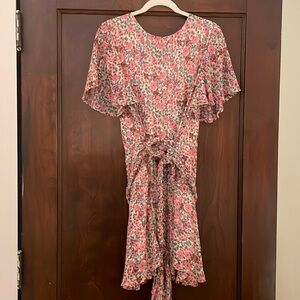 English Factory floral mini dress